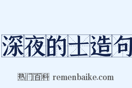 深夜的士造句是什么意思的图片